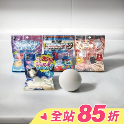 Love Color 樂彩森林 LOVE COLOR 日式泡澡入浴球50g(混款)(含小玩具)水晶/夜光/變形/幽靈