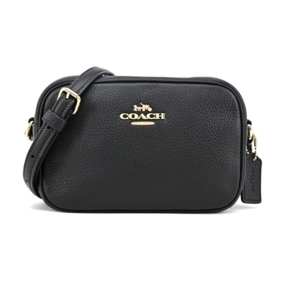 COACH COACH Jamie 經典單色皮革相機包(小/黑)CQ875 IMBLK