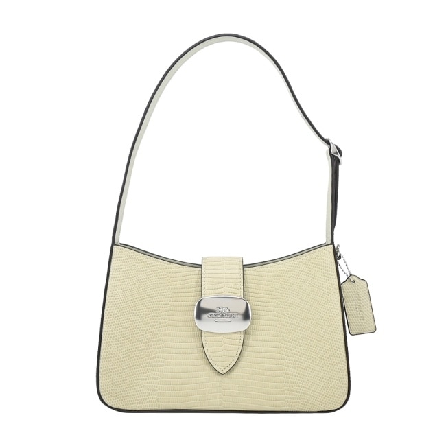 COACH ELIZA防刮麂皮兩用包(淡綠)CR107 SVA5