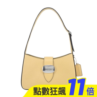 COACH COACH ELIZA防刮麂皮兩用包(黃)CR107 SVMN0