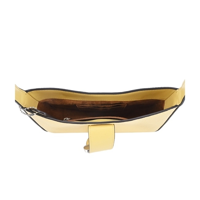 COACH ELIZA防刮麂皮兩用包(黃)CR107 SVMN0