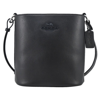 COACH COACH SOPHIE荔枝紋皮水桶包(黑)CR153 SVBK