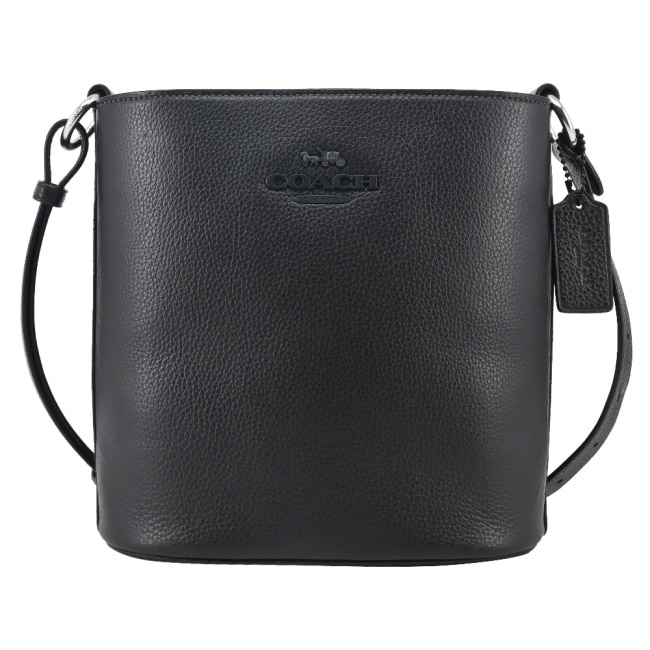 COACH SOPHIE荔枝紋皮水桶包(黑)CR153 SVBK