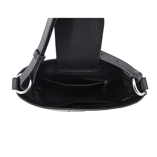 COACH SOPHIE荔枝紋皮水桶包(黑)CR153 SVBK