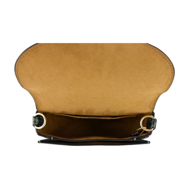 COACH 馬車經典翻蓋馬鞍斜背包(綠)CE566 IMV1Y