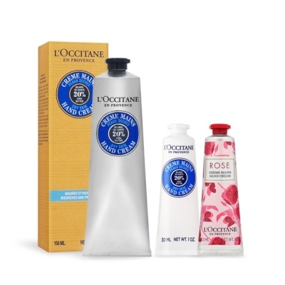 L’OCCITANE 歐舒丹 L’OCCITANE 歐舒丹 乳油木護手霜(150ml)-新版-贈30mlX2-國際航空版