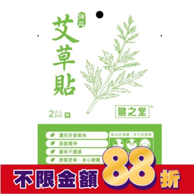 HEALTHALL 健之堂強效艾草貼2片裝