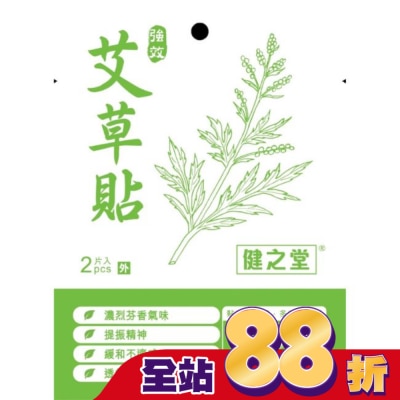 HEALTHALL - 健之堂強效艾草貼2片裝