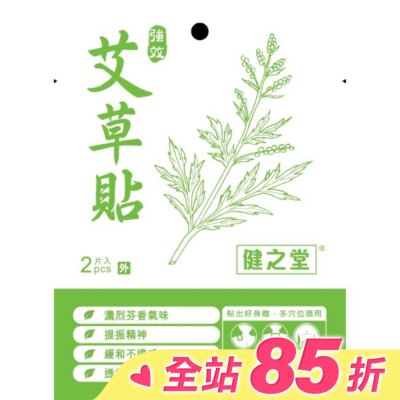 HEALTHALL 健之堂強效艾草貼2片裝