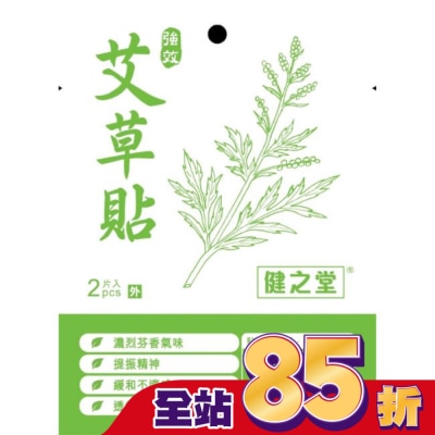 HEALTHALL 健之堂強效艾草貼2片裝