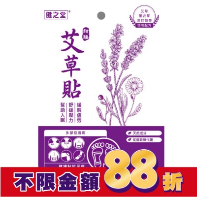 HEALTHALL 健之堂甜睡艾草貼2片裝