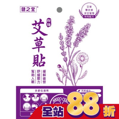 HEALTHALL - 健之堂甜睡艾草貼2片裝
