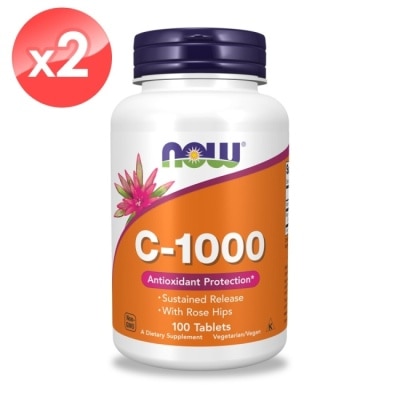 NOW 【NOW】維生素C1000緩釋錠2瓶組(100顆*2瓶)