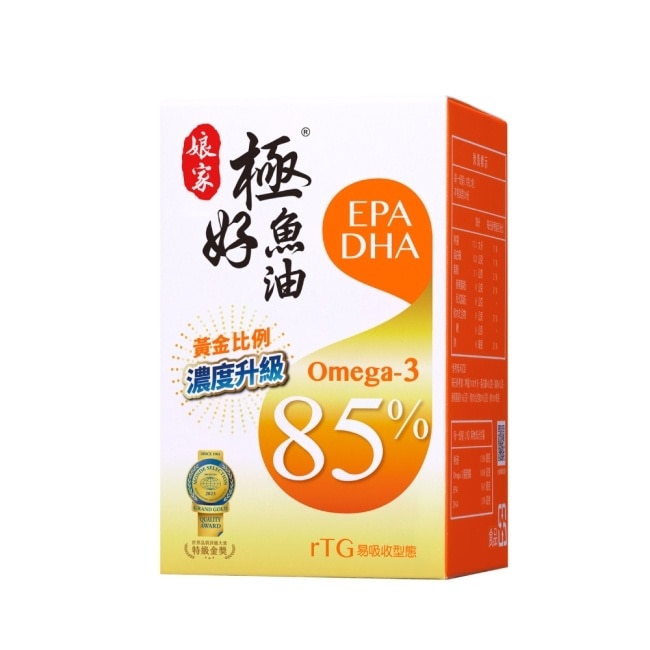 娘家極好85%魚油軟膠囊60粒