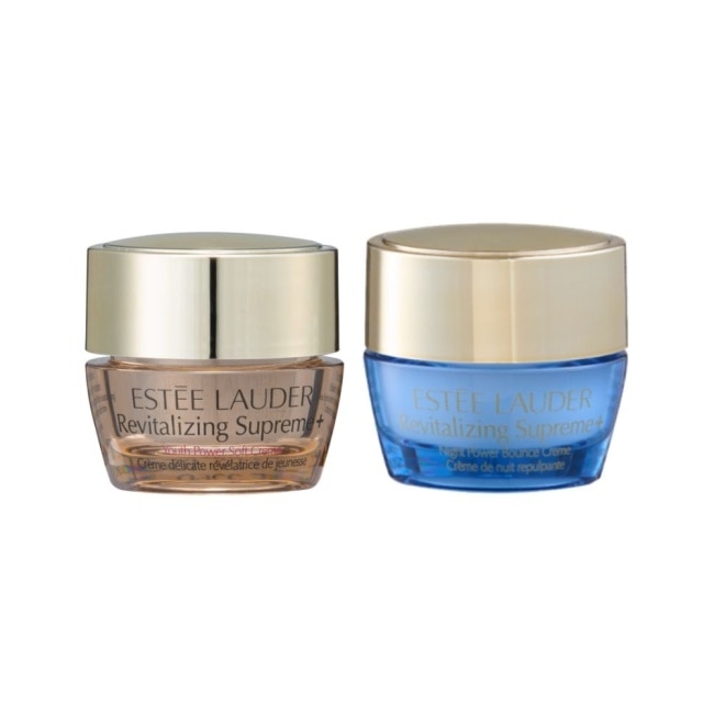 【ESTEE LAUDER 雅詩蘭黛】年輕無敵膠原霜5ml+年輕無敵一夜修護膠原霜7ml 公司貨