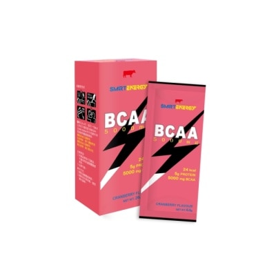 紅牛 RED COW - 紅牛聰勁即溶BCAA 5000mg  (蔓越莓口味)  6.5G/包* 4包 / 盒