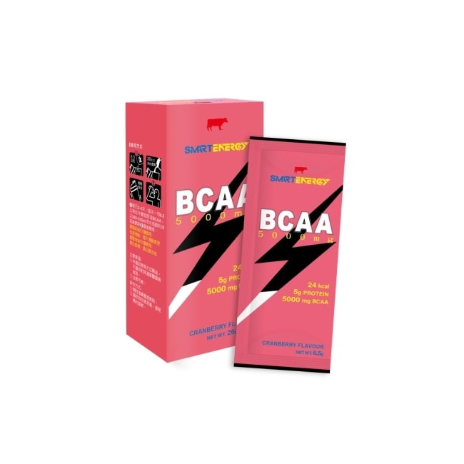 紅牛聰勁即溶BCAA 5000mg (蔓越莓口味) 6.5G/包* 4包 / 盒