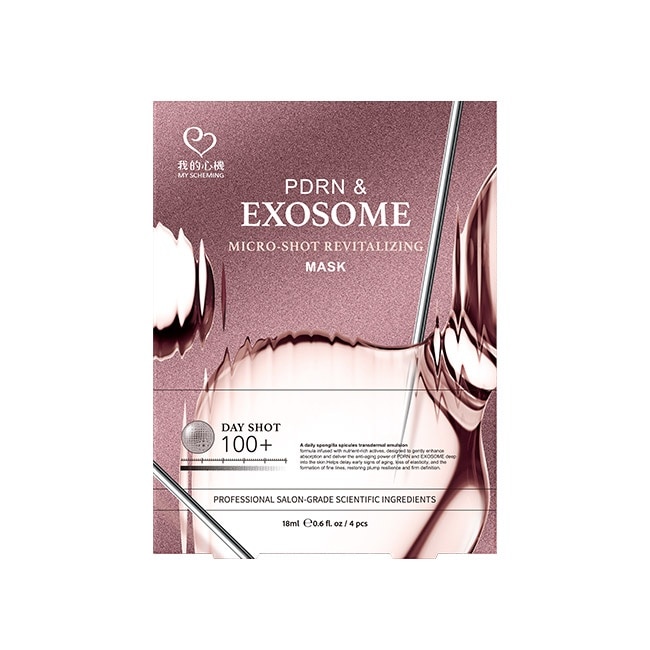 我的心機PDRN & 外泌體抗老賦活每日微晶面膜 (4入)