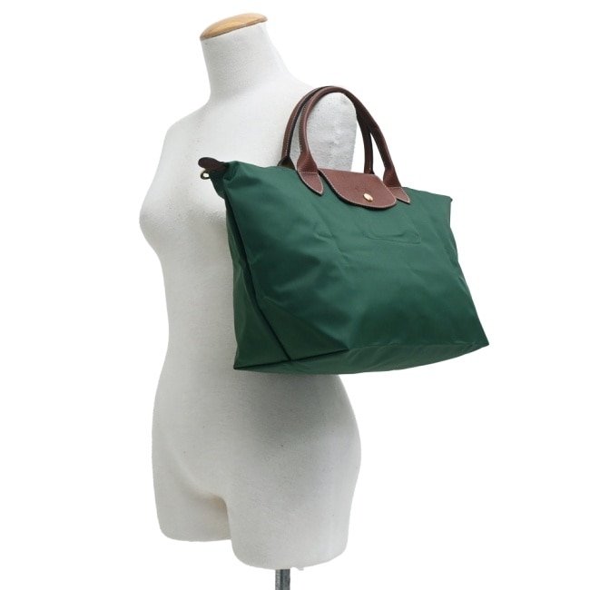 LONGCHAMP LE PLIAGE系列手提水餃包(中/英式綠)1623-089-P95