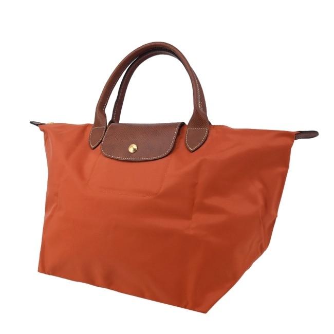LONGCHAMP LE PLIAGE系列手提水餃包(中/磚紅)1623-089-P97