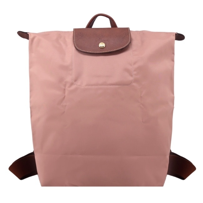 LONGCHAMP LE PLIAGE系列摺疊後背包(中/粉紅茶)10284-089-P96