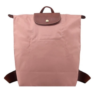 LONGCHAMP LONGCHAMP LE PLIAGE系列摺疊後背包(中/粉紅茶)10284-089-P96