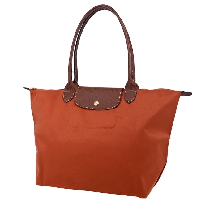 LONGCHAMP LE PLIAGE系列肩背水餃包(大/磚紅)1899-089-P97
