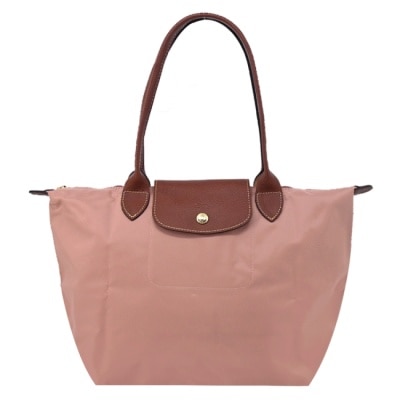 LONGCHAMP LONGCHAMP LE PLIAGE系列肩背水餃包(中/粉紅茶)2605-089-P96