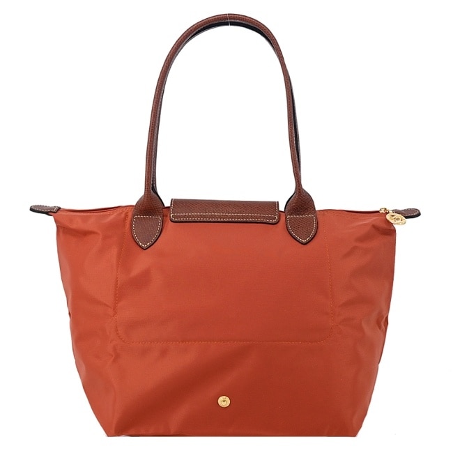 LONGCHAMP LE PLIAGE系列肩背水餃包(中/磚紅)2605-089-P97
