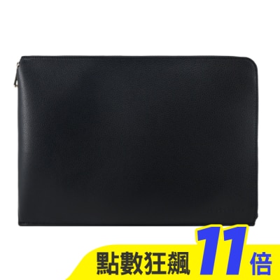 LONGCHAMP LONGCHAMP LE FOULONNE系列牛皮筆電/平板/文件收納包(黑)30052-021-001