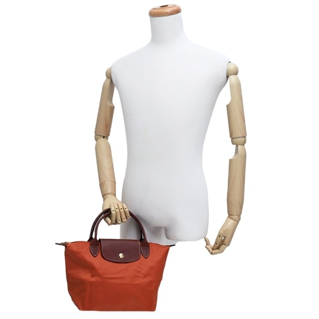 LONGCHAMP LE PLIAGE系列手提水餃包(小/磚紅)1621-089-P97