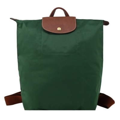 LONGCHAMP LONGCHAMP LE PLIAGE系列摺疊後背包(中/英式綠)10284-089-P95