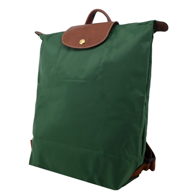LONGCHAMP LE PLIAGE系列摺疊後背包(中/英式綠)10284-089-P95