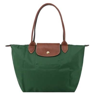 LONGCHAMP LONGCHAMP LE PLIAGE系列肩背水餃包(中/英式綠)2605-089-P95