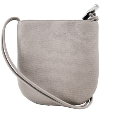 LONGCHAMP LONGCHAMP LE ROSEAU系列竹節牛皮雙肩帶斜背包(小/泥褐)10299-HFP-266