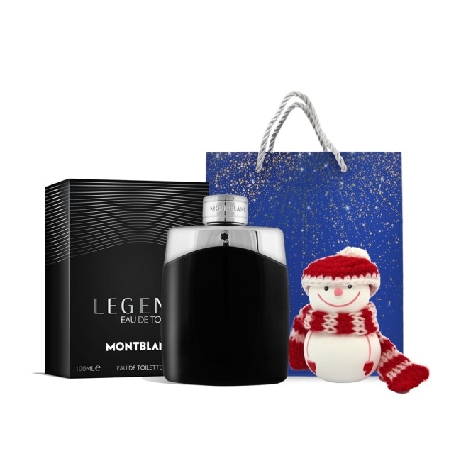 MONTBLANC 萬寶龍 傳奇經典男性淡香水(100ml)+香氛擴香石附禮袋-國際航空版