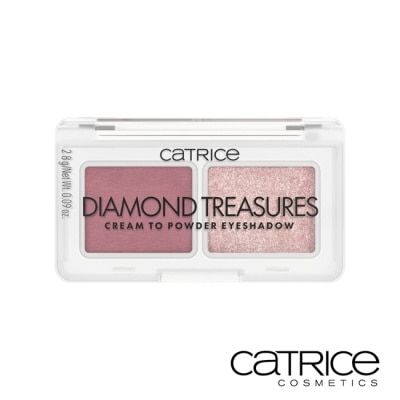 Catrice 卡翠絲鑽光幻彩雙色眼影霜25g-玫瑰