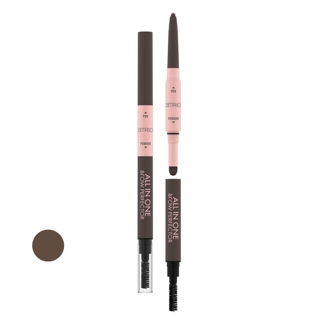 卡翠絲3in1三角眉筆10g-030深棕