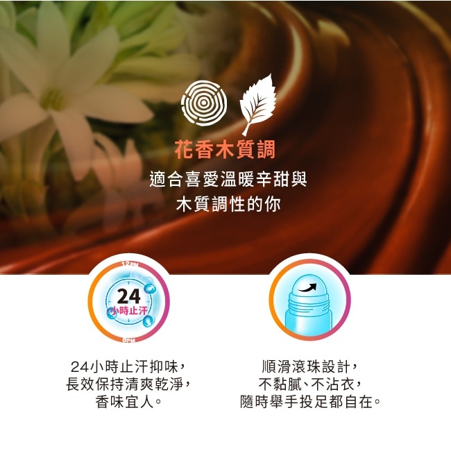 雅芳-夜來香可可香水體香劑75ml-花香木質調