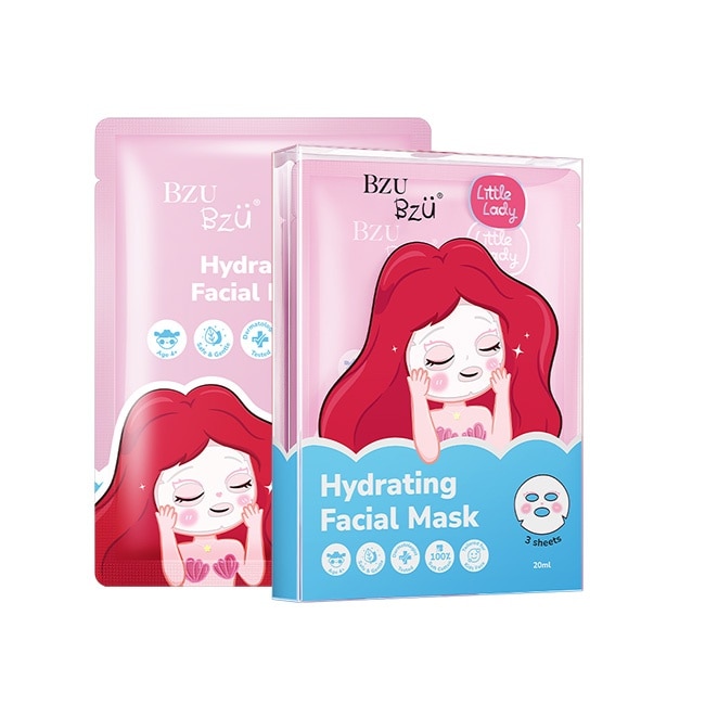 BZU BZU 小淑女 保濕面膜 3片裝