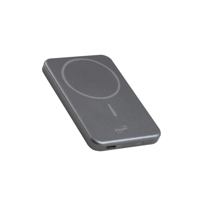 E-books B123【台灣製造】石墨烯技術超薄鋁製磁吸數顯行動電源