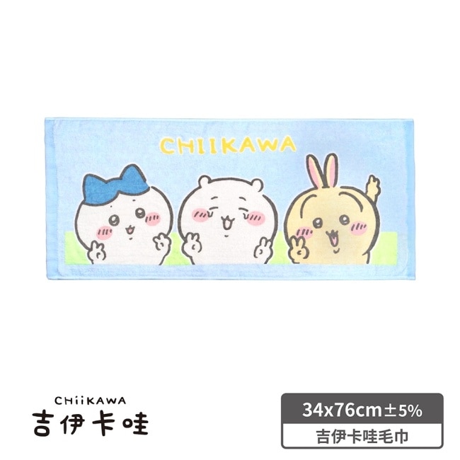 吉伊卡哇毛巾-剪絨印花毛巾