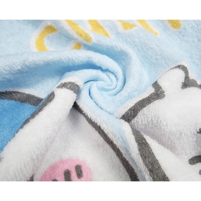 吉伊卡哇童巾-剪絨印花童巾