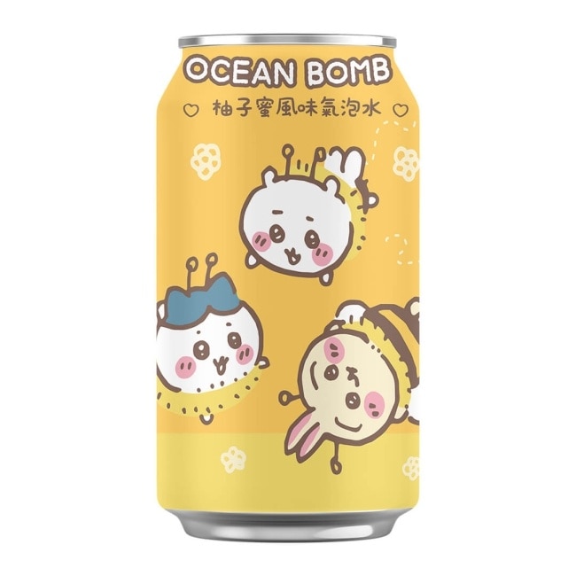 OCEAN BOMB 柚子蜜風味氣泡水/330ML