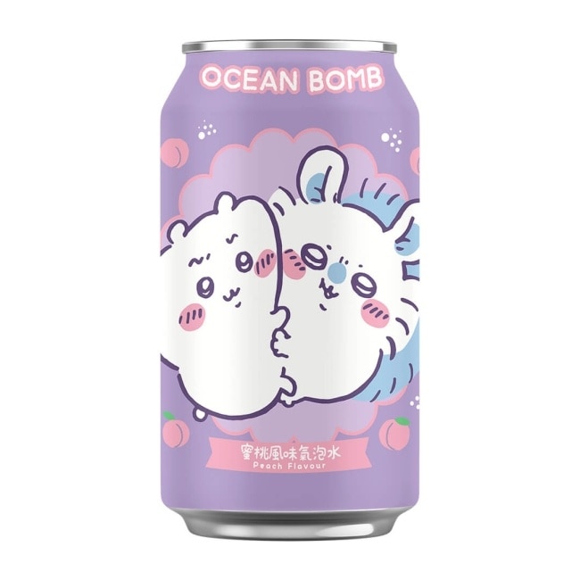 OCEAN BOMB 蜜桃風味氣泡水(無糖)-箱購