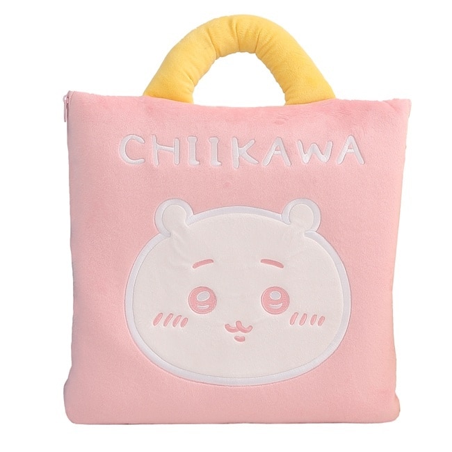 CHIIKAWA抱枕毯 - 吉伊卡哇款(粉)