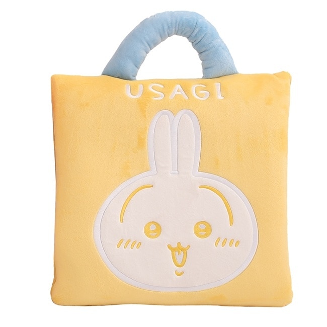 CHIIKAWA抱枕毯 - 兔兔款(黃)