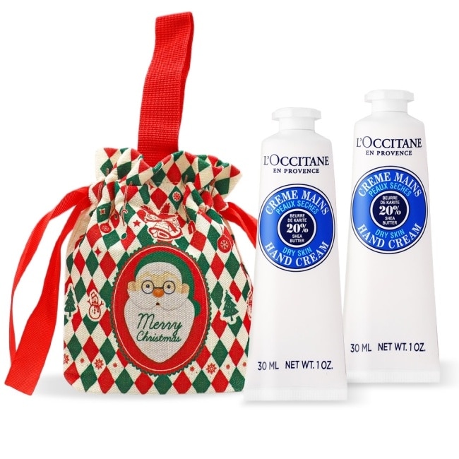 L’OCCITANE 歐舒丹 香氛護手霜組(30mlX2)-乳油木X2-國際航空版