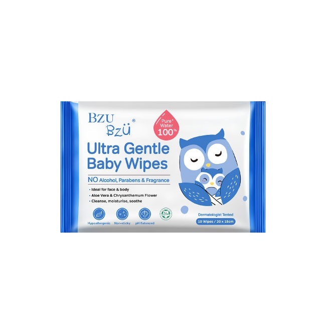 BZU BZU 嬰兒超柔濕巾 10片攜帶包