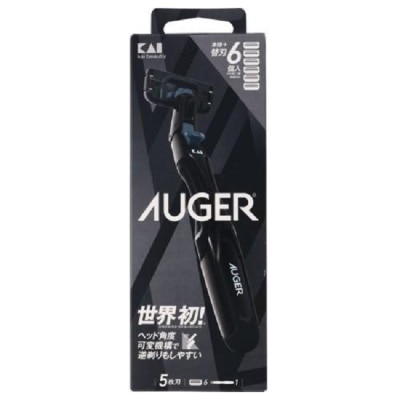 KAI貝印 貝印 AUGER刮鬍刀(刀架+6個刀片)AG-6H